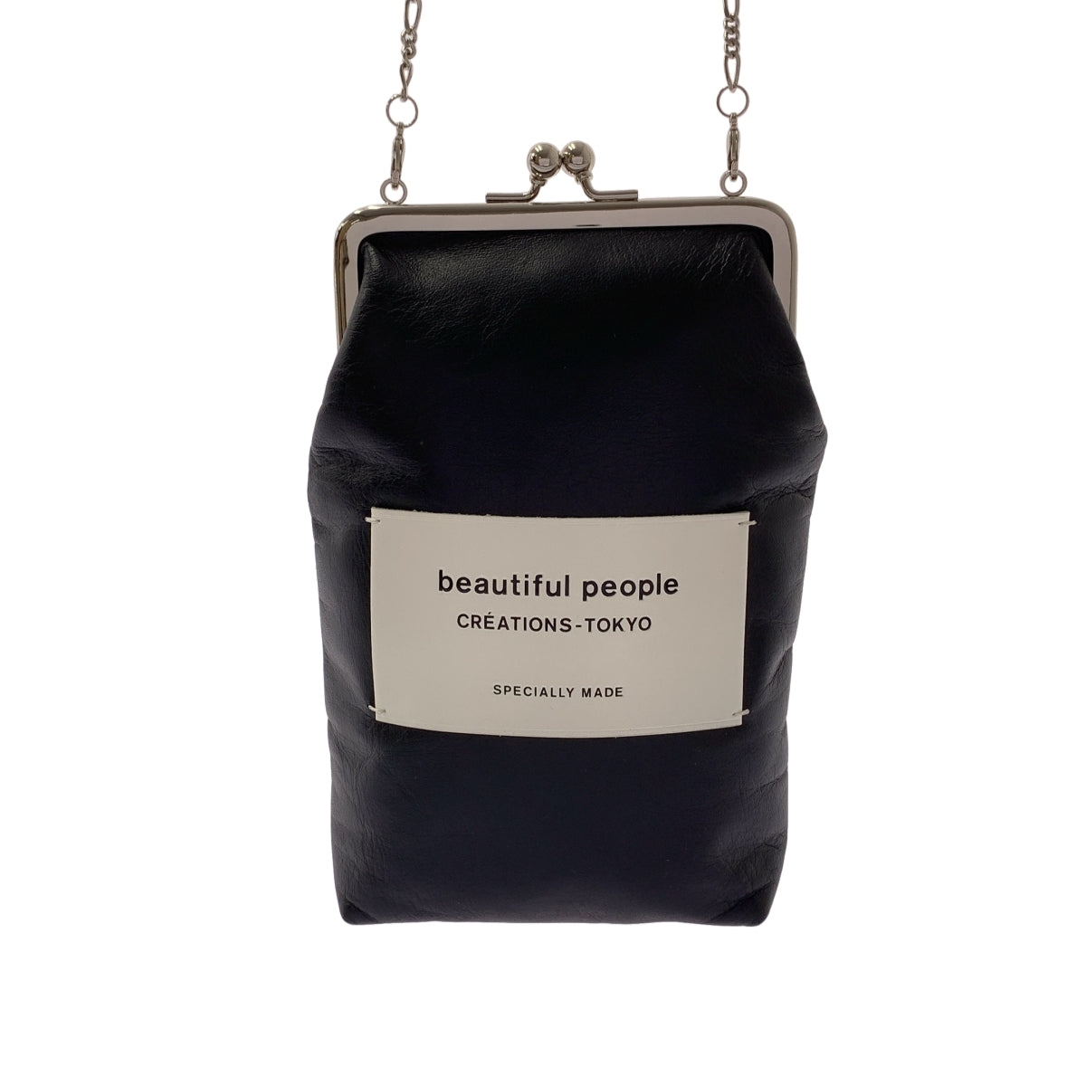 beautiful people / ビューティフルピープル | レザー チェーン ポーチ | F | レディース