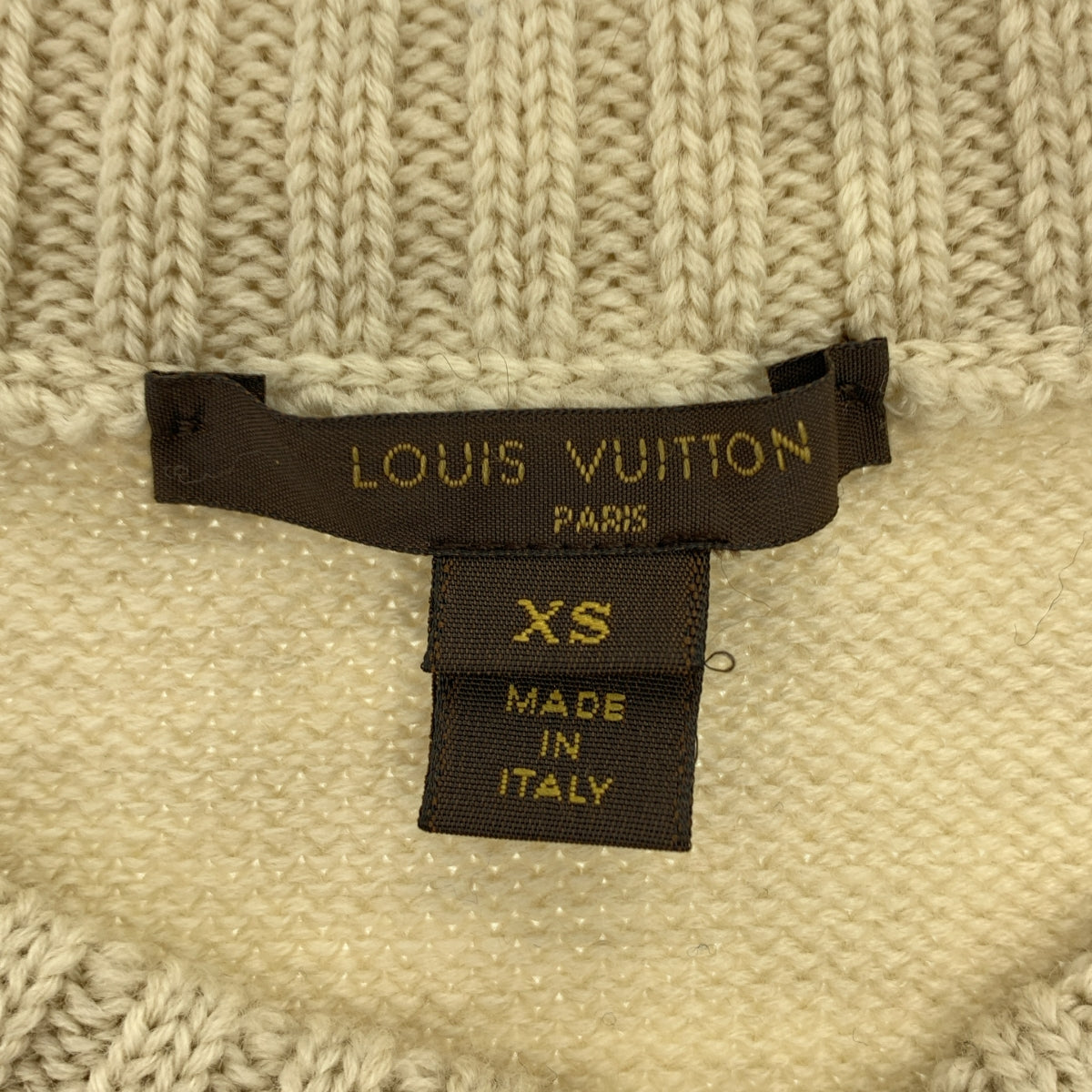 Louis Vuitton / ルイヴィトン | ビジュー 装飾 スリット サマー ニット セーター | XS | レディース