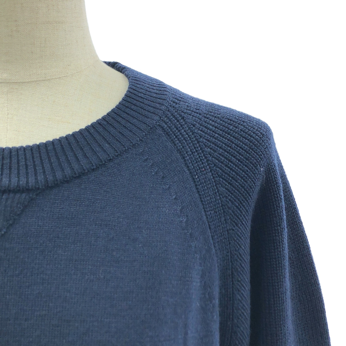 sacai luck / サカイラック | ニット レイヤード レースワンピース | 1 | ネイビー/グリーン | レディース