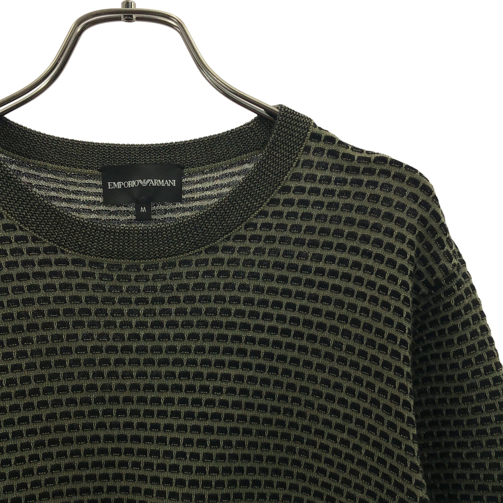 EMPORIO ARMANI / 엠포리오 아르마니 | 크루넥 여름 니트 컷소우 | M | 남성