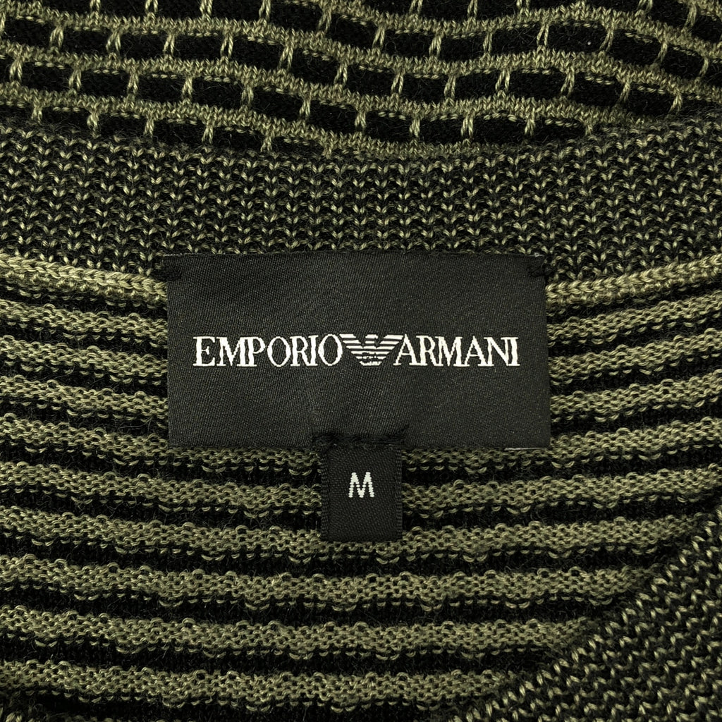 EMPORIO ARMANI / 엠포리오 아르마니 | 크루넥 여름 니트 컷소우 | M | 남성