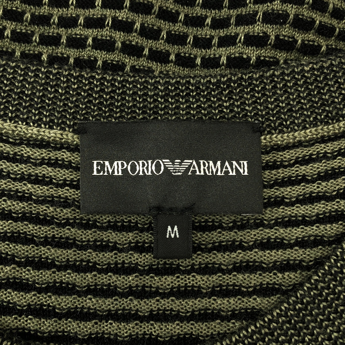 EMPORIO ARMANI / エンポリオアルマーニ | クルーネック サマー ニット カットソー | M | メンズ