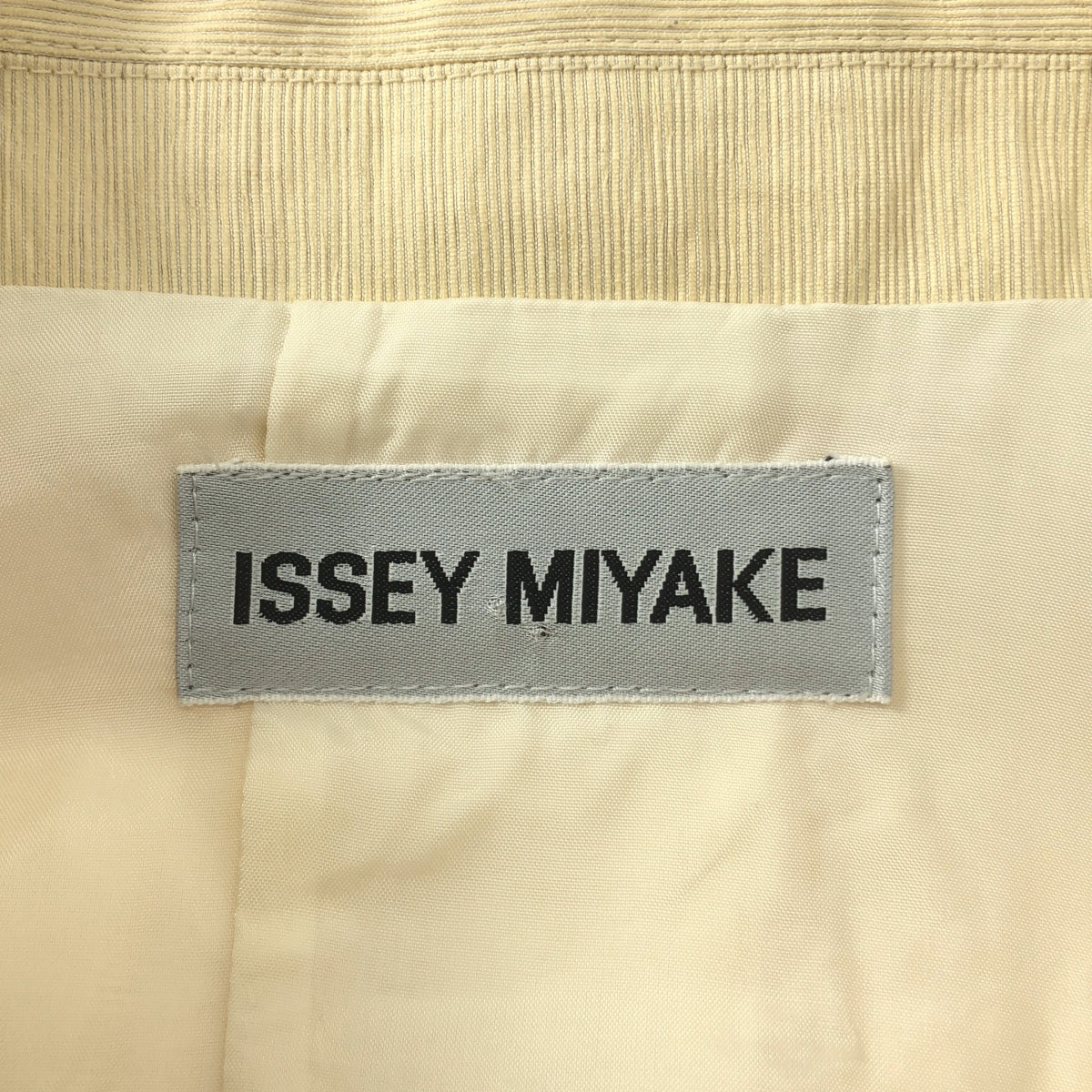 ISSEY MIYAKE / イッセイミヤケ | 混紡 テーラードジャケット | L | ベージュ | レディース