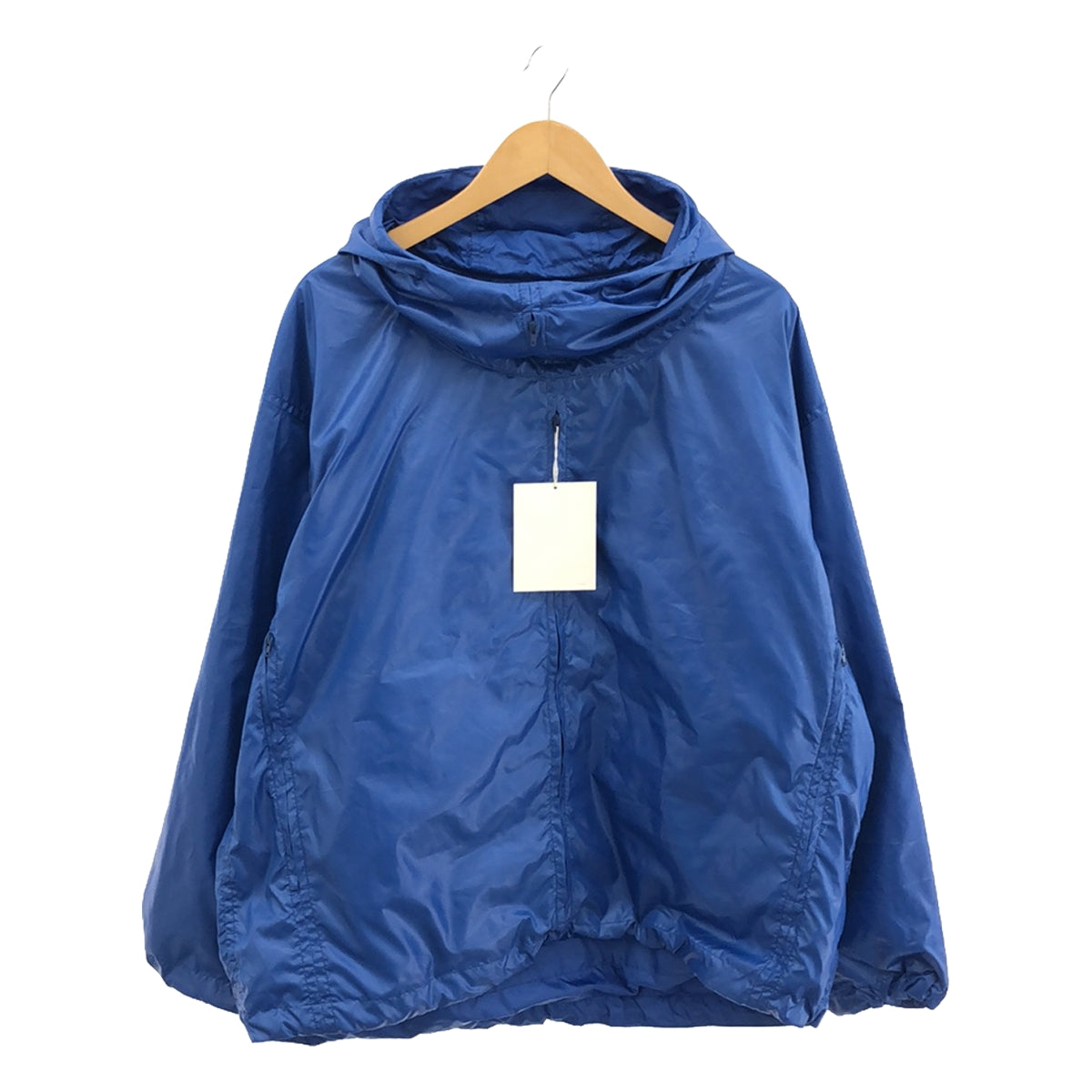 [新品] PHINGERIN | 2024SS |全套連帽衫尼龍防撕裂連帽運動外套 | L |藍色 |男士
