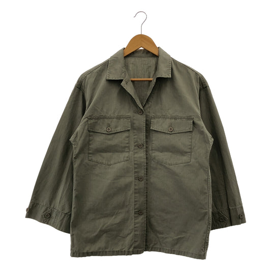 Spick and Span | 2022SS | Ripstop Army Shirt Blouson | Size 36 | Women's