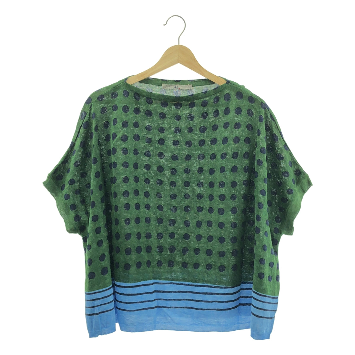 45r / 포티파이브아르 | 기마니트 보트넥 드롭 숄더 탑스 | 0 |