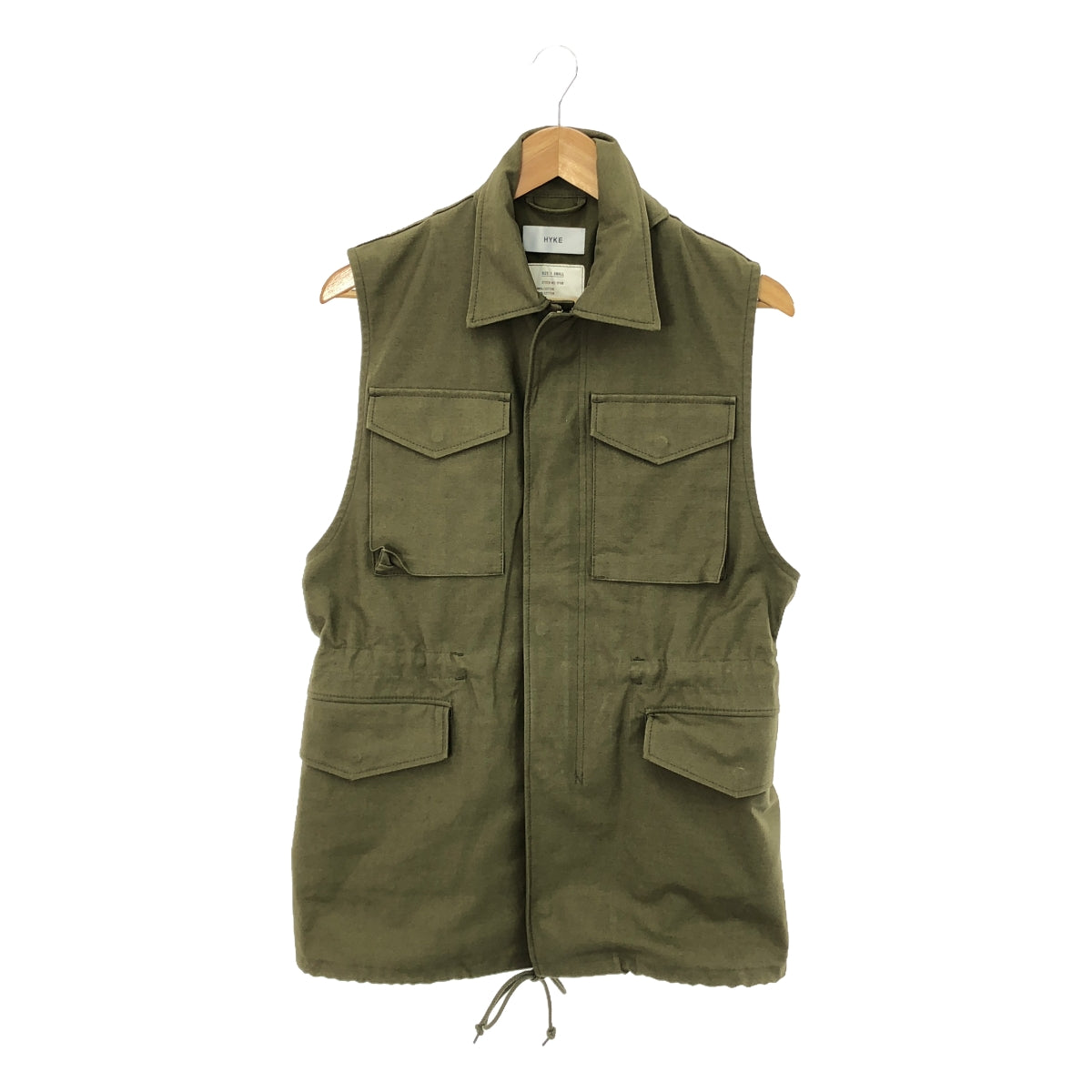 HYKE | M-51 TYPE SLEEVELESS FIELD JACKET Sleeveless military jacket vest | 1 | Women's