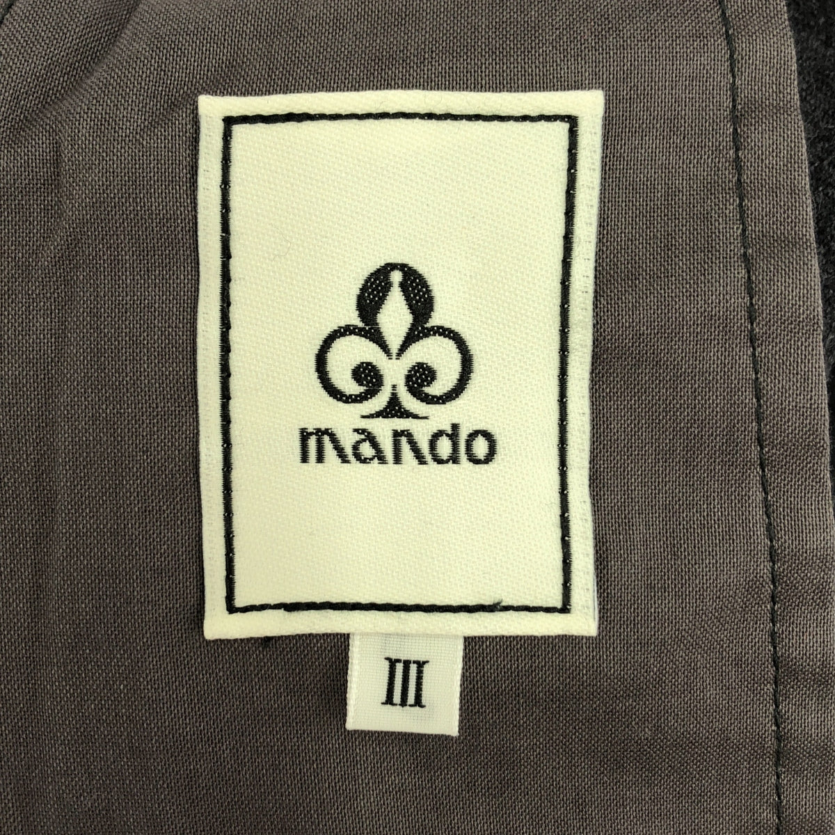 mando / mando | Wool stretch 2-tuck wide slacks | 3 | Men's