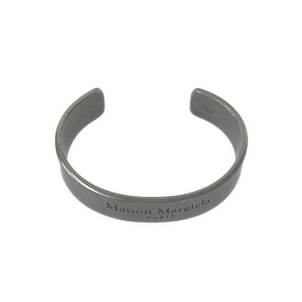 Maison Margiela / メゾンマルジェラ | 2021SS | STERLING BANGLE ロゴ バングル シルバー925 |