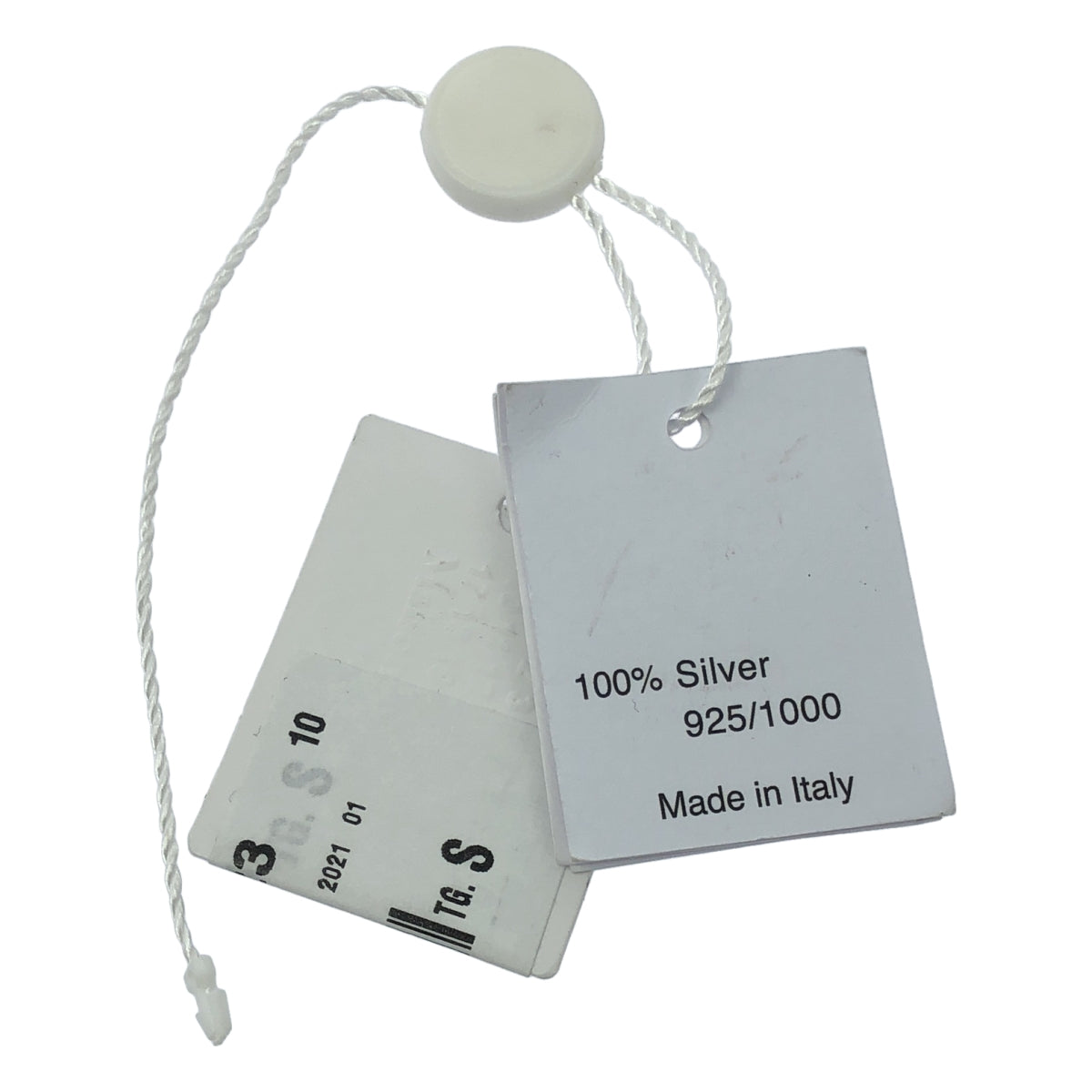 Maison Margiela / メゾンマルジェラ | 2021SS | STERLING BANGLE ロゴ バングル シルバー925 |