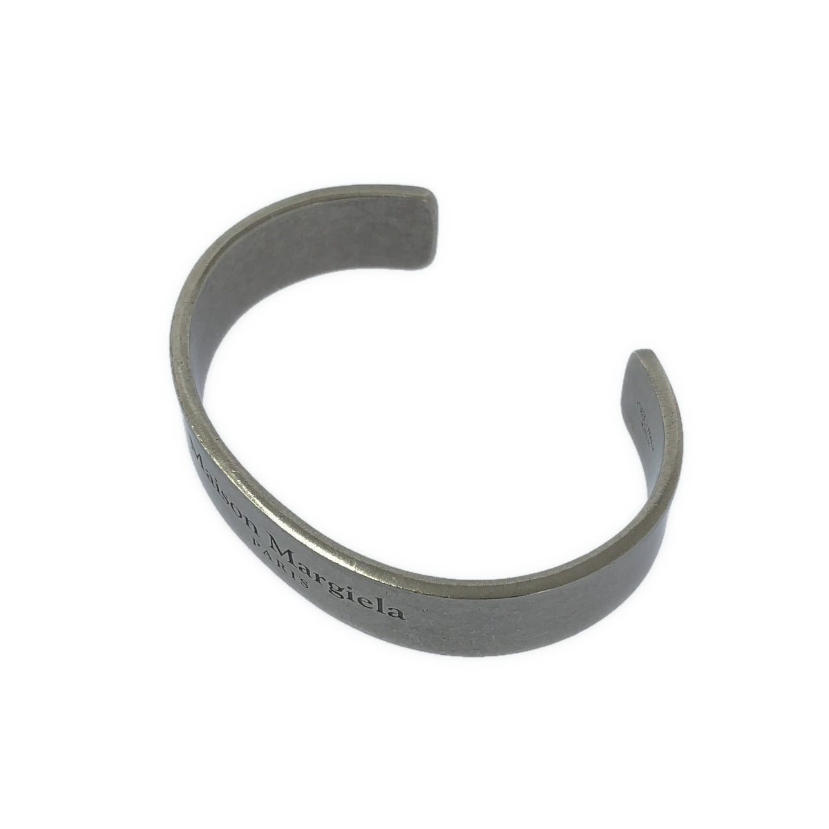Maison Margiela / メゾンマルジェラ | 2021SS | STERLING BANGLE ロゴ バングル シルバー925 |