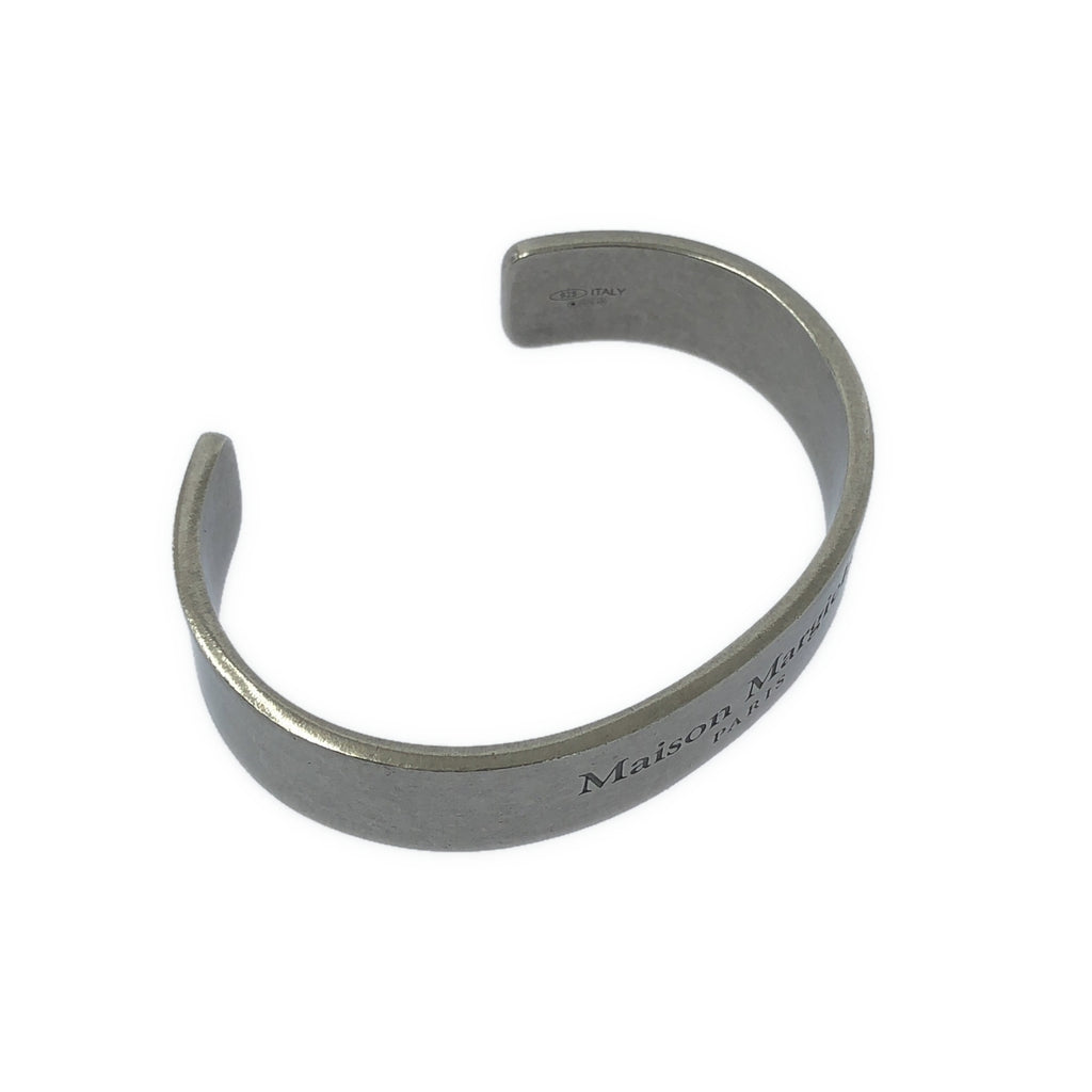 Maison Margiela / メゾンマルジェラ | 2021SS | STERLING BANGLE ロゴ バングル シルバー925 |