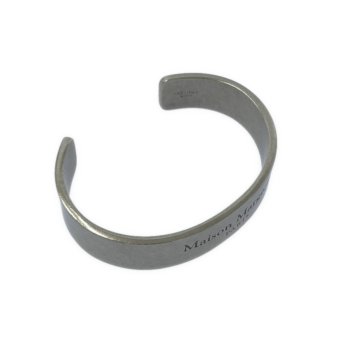 Maison Margiela / メゾンマルジェラ | 2021SS | STERLING BANGLE ロゴ バングル シルバー925 |