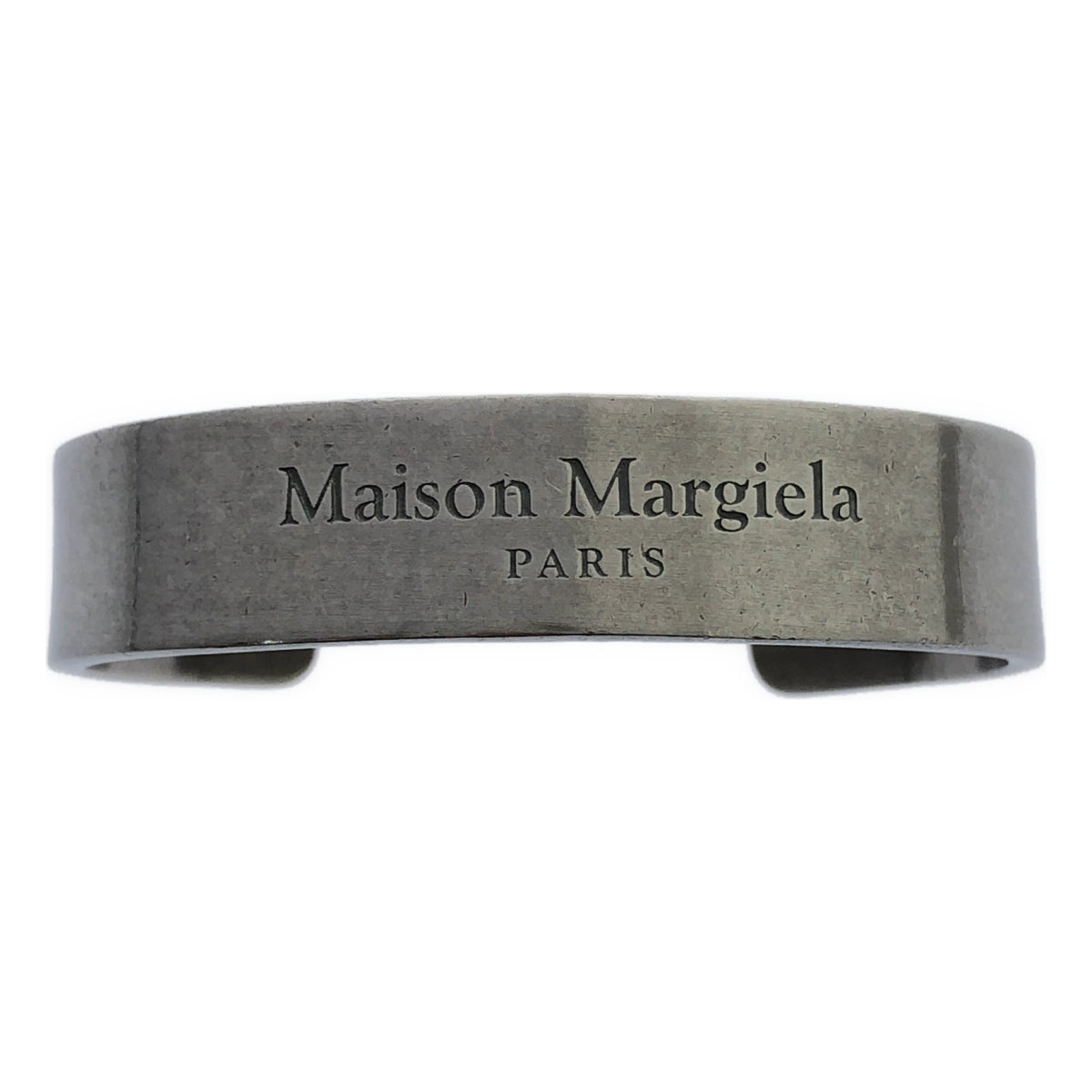 Maison Margiela / メゾンマルジェラ | 2021SS | STERLING BANGLE ロゴ バングル シルバー925 |