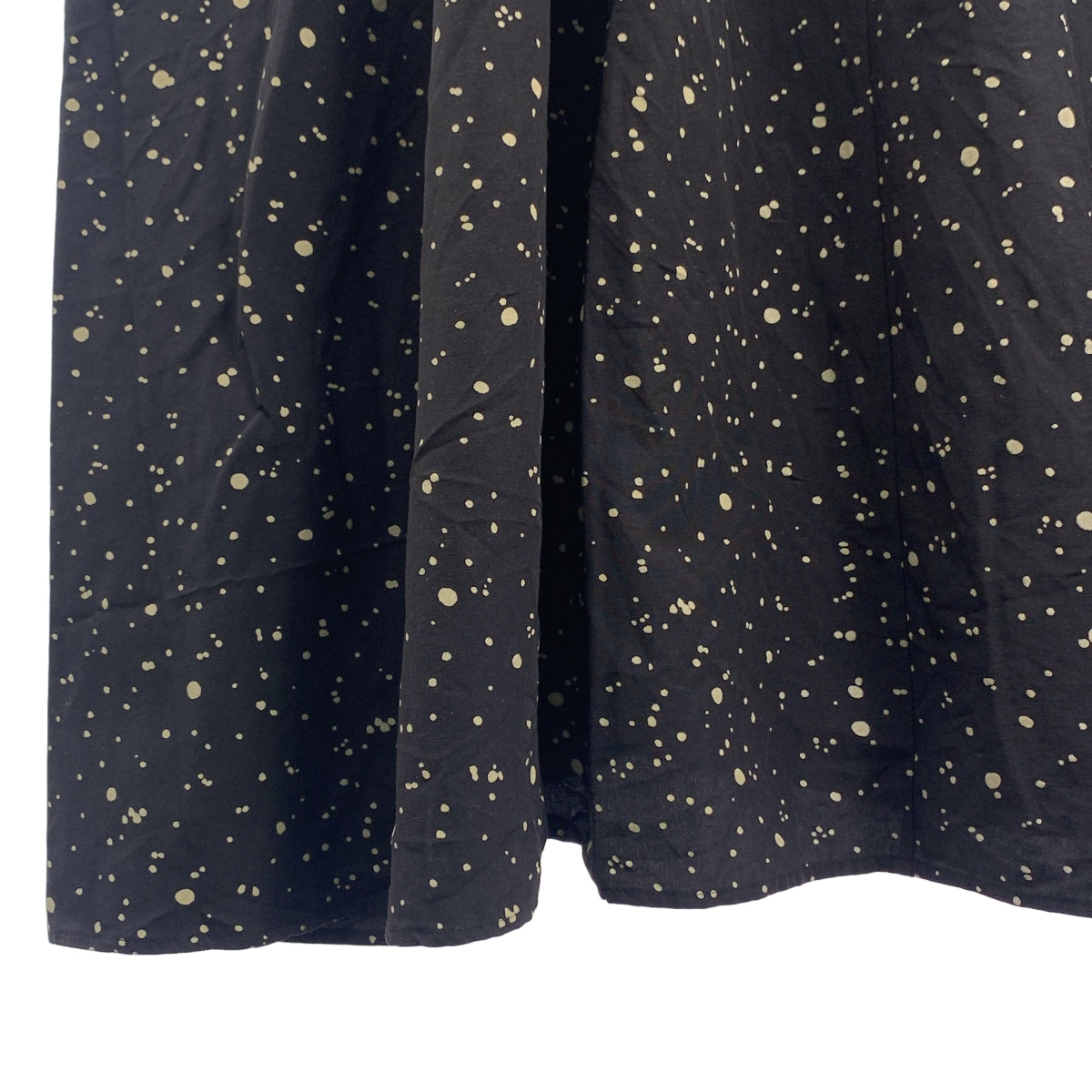 【美品】  J&M DAVIDSON / ジェイアンドエムデヴィッドソン | 総柄 ランダムドット キャミ ワンピース | 8 | ブラック | レディース