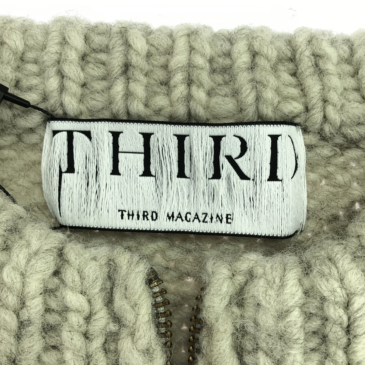 THIRD MAGAZINE / 써드 매거진 | 카우친 지퍼 가디건 재킷 | 9 | 여성