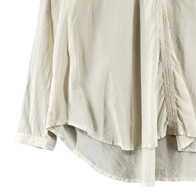 SOEJU / ソージュ | シルクストレッチVネックブラウス | M | レディース