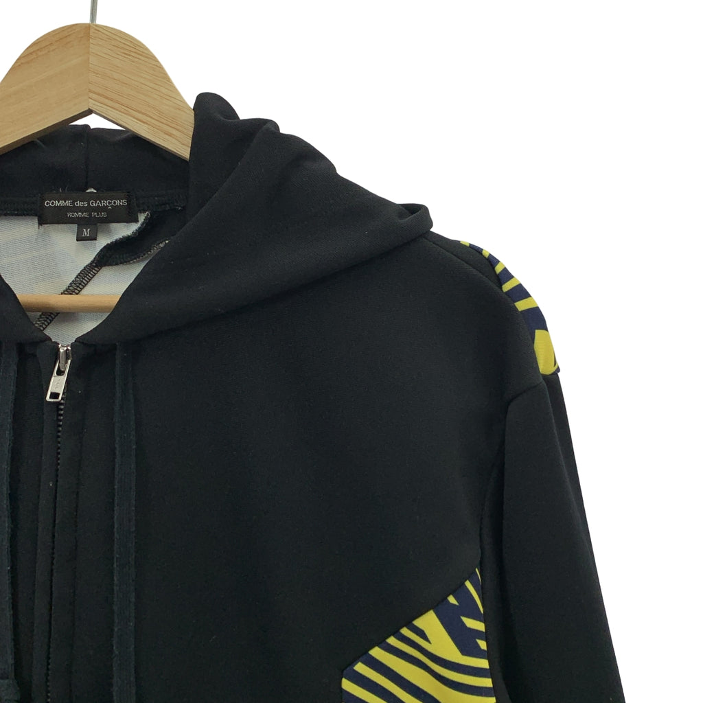 COMME des GARÇONS HOMME PLUS | 2023 春夏 |聚酯瘋狂圖案拉鍊連帽衫 | SHOPBOP S 號 |男士