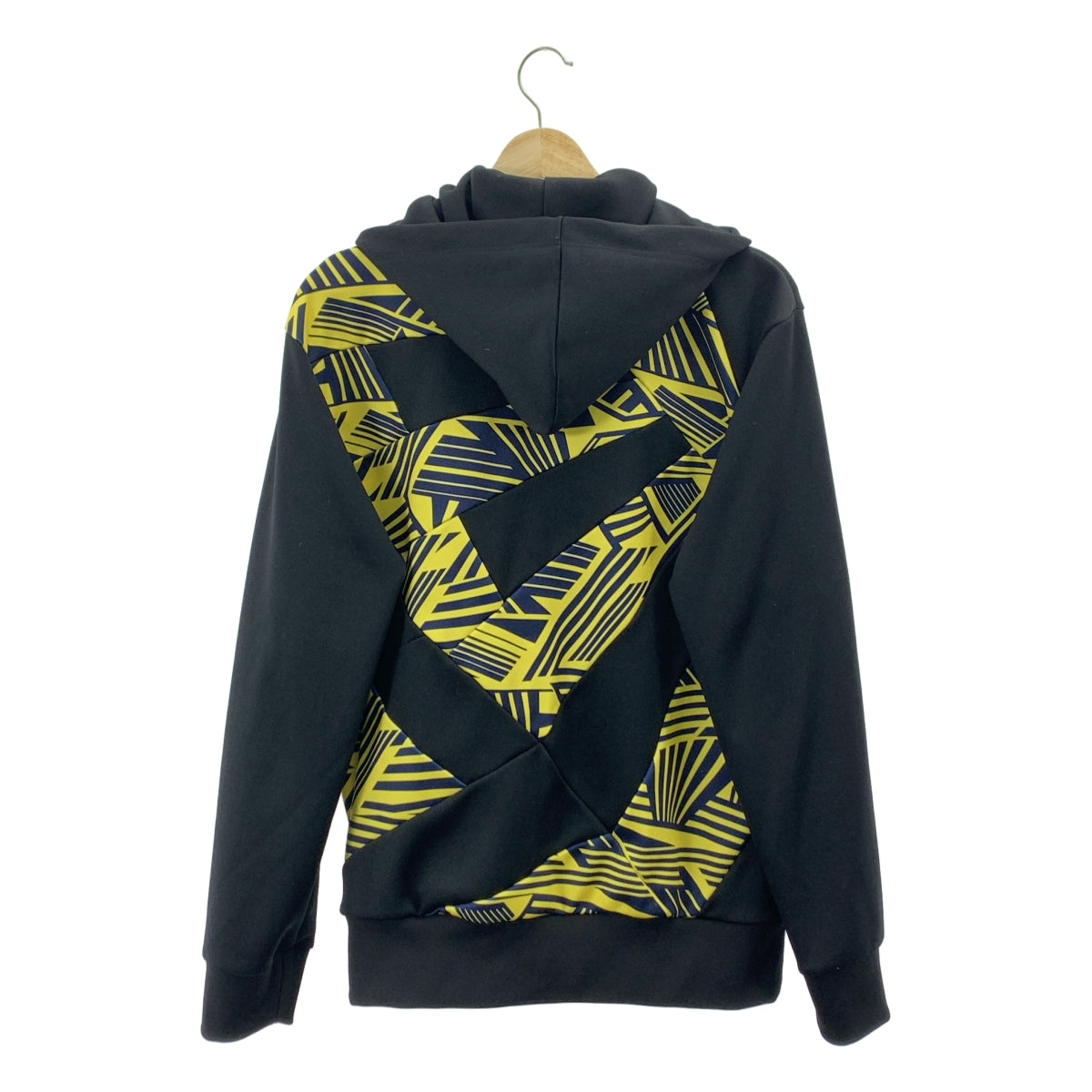 COMME des GARÇONS HOMME PLUS | 2023 春夏 |聚酯瘋狂圖案拉鍊連帽衫 | SHOPBOP S 號 |男士