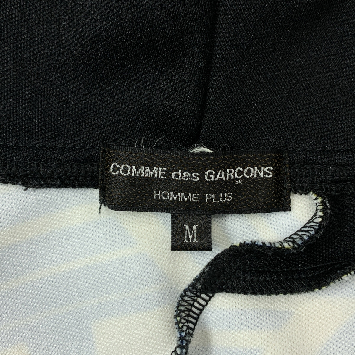 COMME des GARÇONS HOMME PLUS | 2023 春夏 |聚酯瘋狂圖案拉鍊連帽衫 | SHOPBOP S 號 |男士