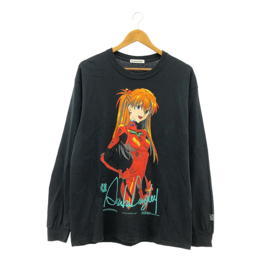 FLAGSTUFF / Flagstaff | 2021SS | ASUKA L/S T-Shirts Shikinami Asuka Langley T-shirt | L | Black | Men's