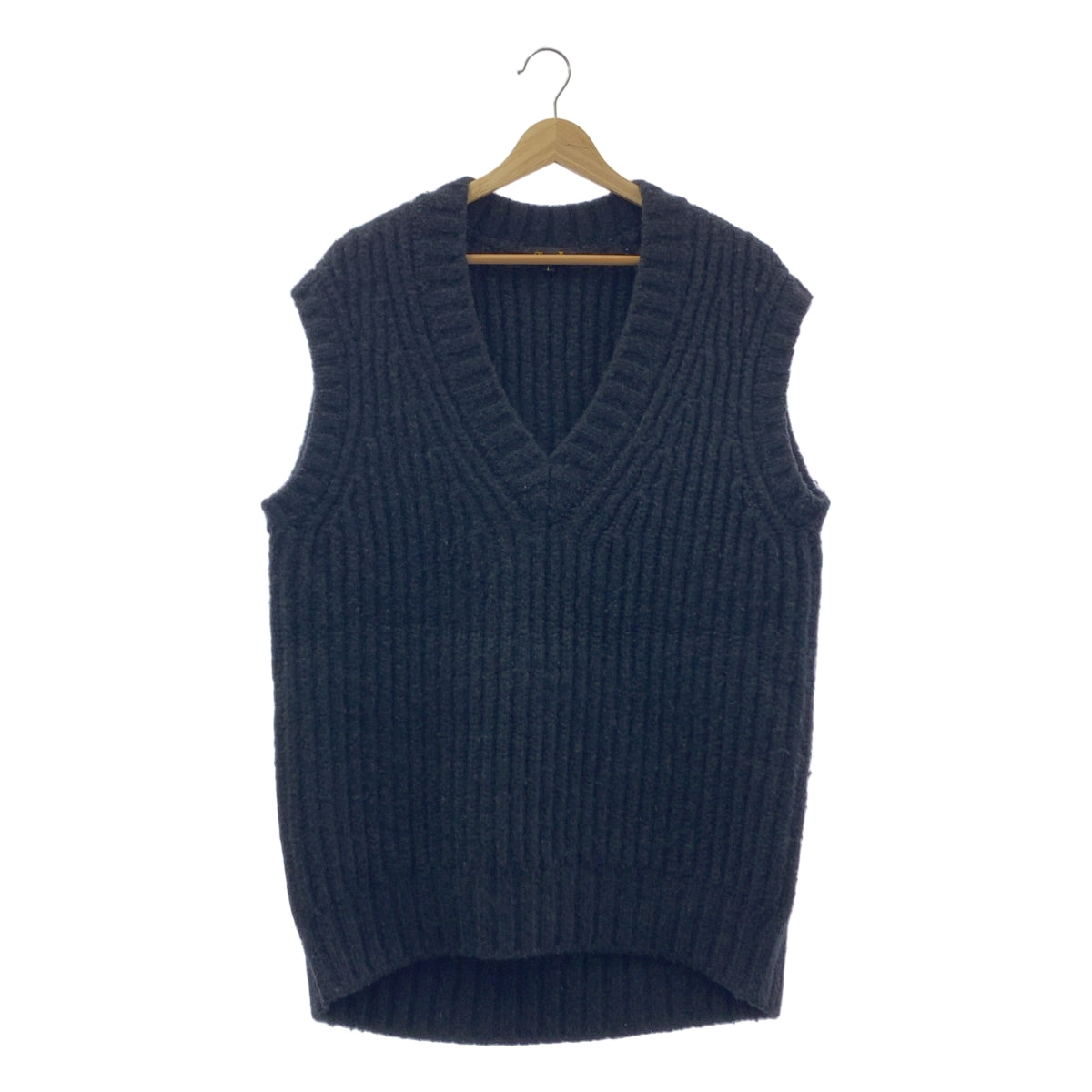 抽屜 | 3G 羅紋 V 領針織背心 | 尺寸 1 | 女款