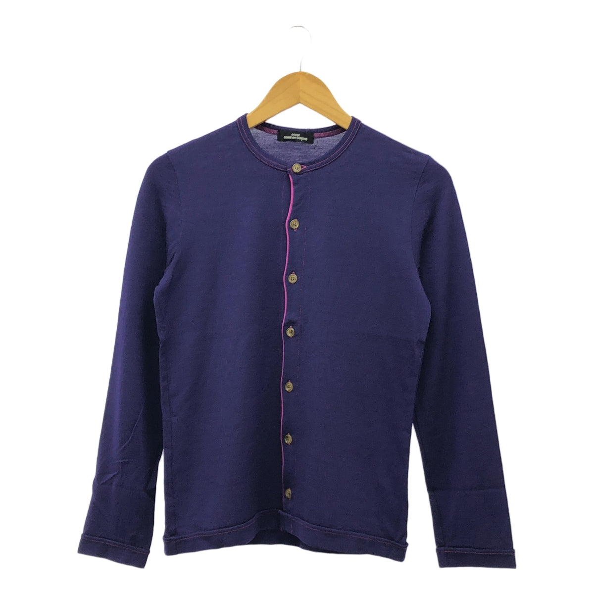 COMME des GARCONS | 經編布料2009秋冬 |羊毛雙色開襟衫|紫色|女性的