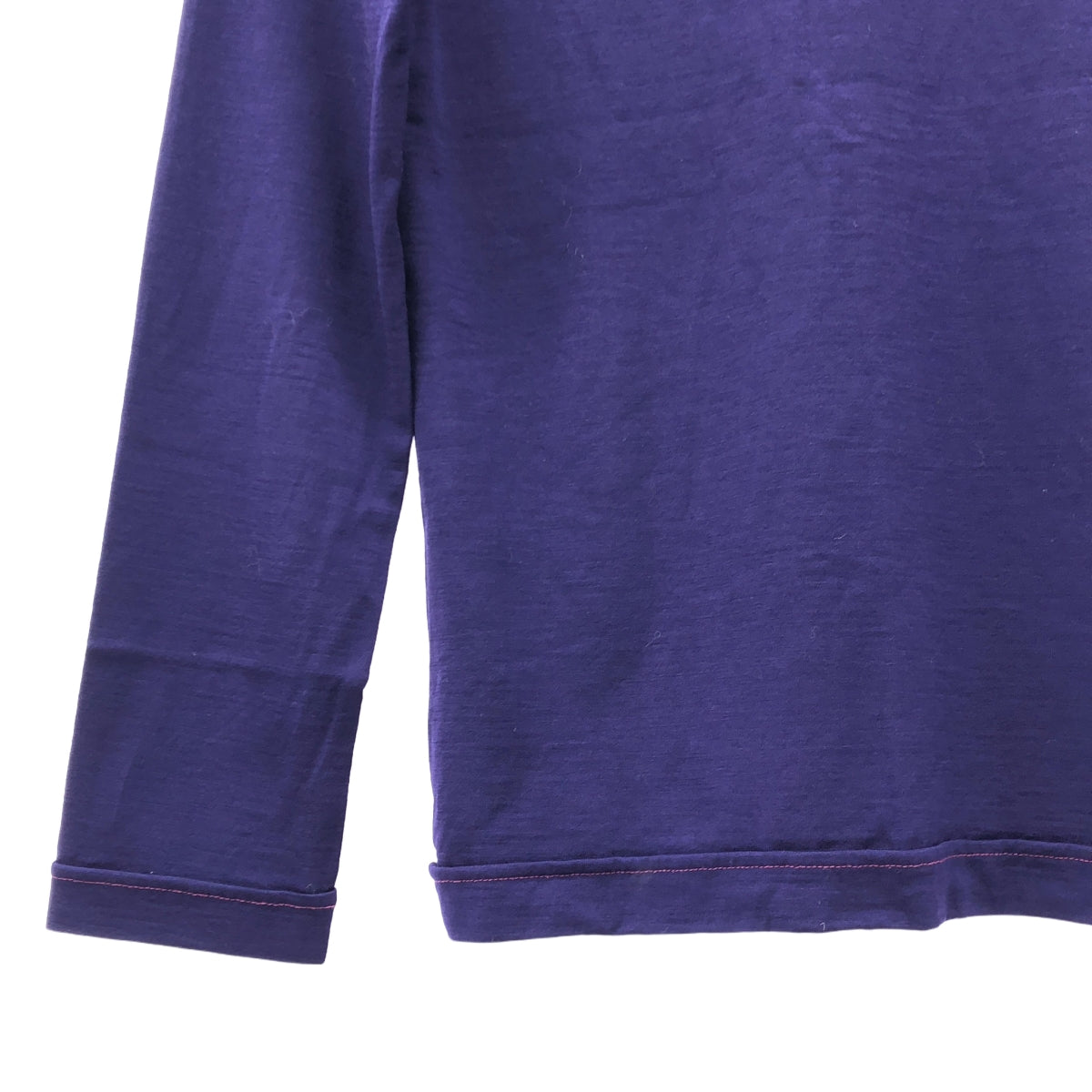 COMME des GARCONS | 經編布料2009秋冬 |羊毛雙色開襟衫|紫色|女性的