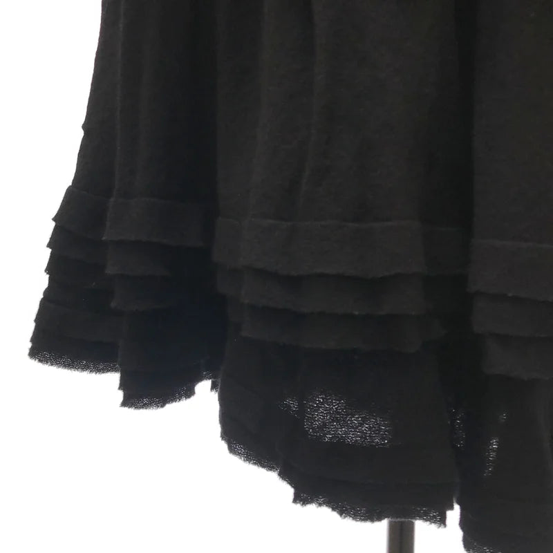 noir kei ninomiya / ノワールケイニノミヤ | 2024AW | ウール ドローストリング ギャザー ボリューム スカート / 裏地付き | S | レディース