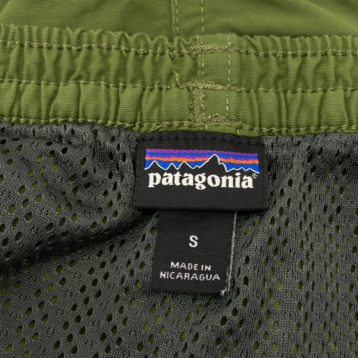Patagonia / 파타고니아 | 로고 드로 스트링 반바지 반바지 / 메쉬 안감 | S | 남성