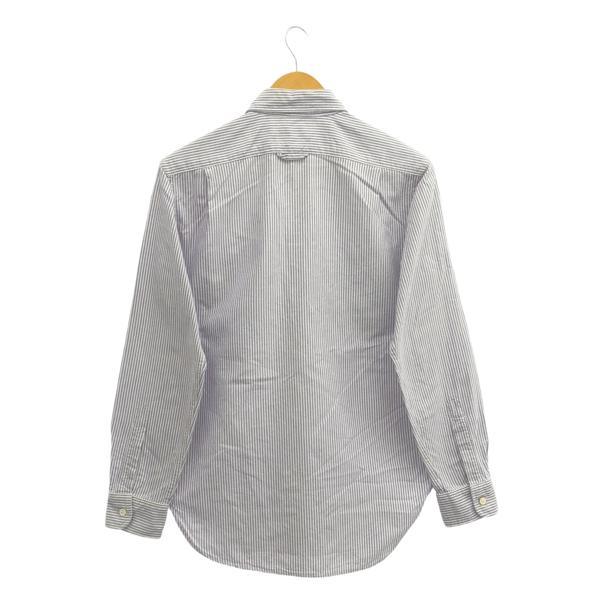 Engineered Garments / 엔지니어드 가먼츠 | × BEAMS PLUS USA 제 19th Button Down Shirt 스트라이프 셔츠 | XS | 화이트/퍼플 | 남성