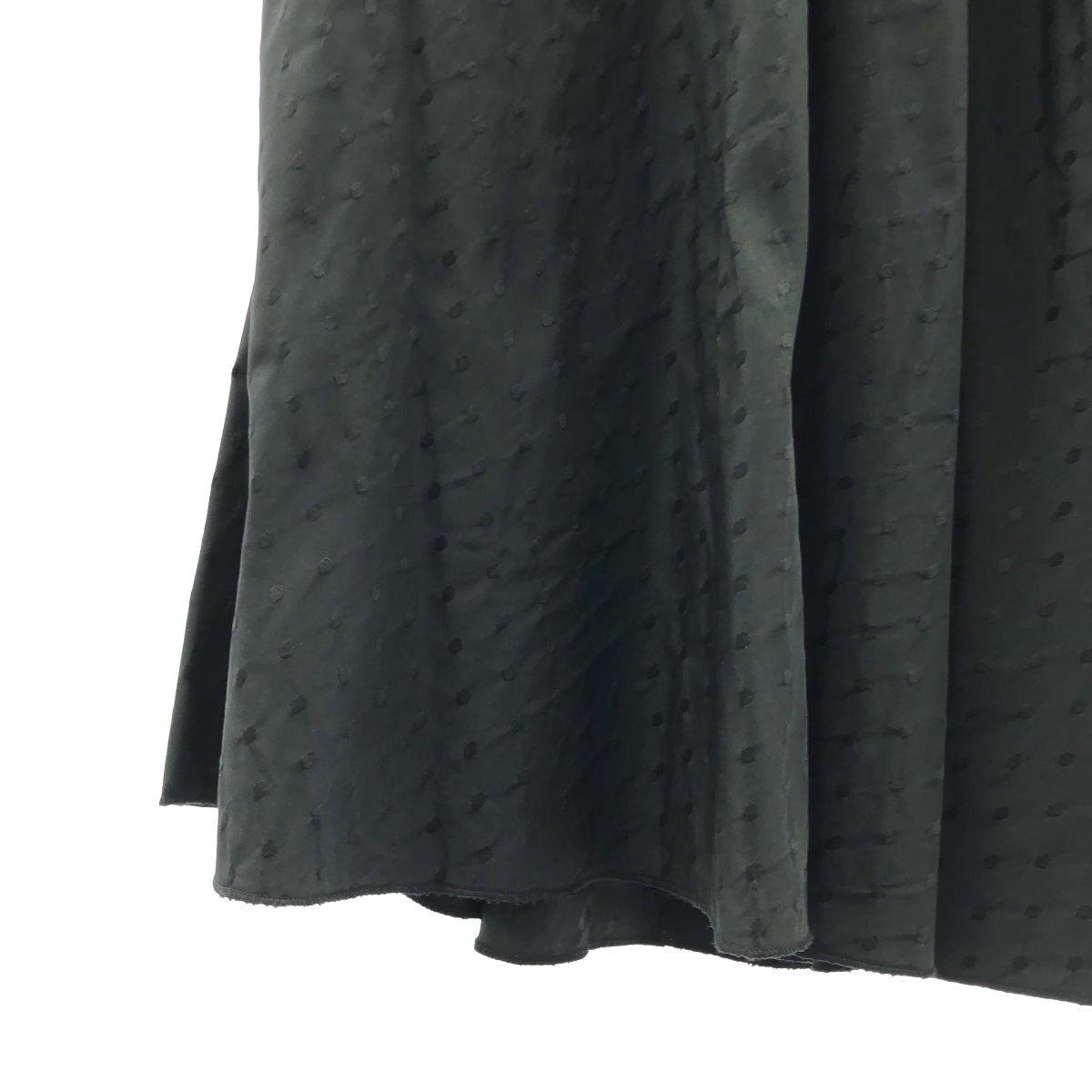 MOSCHINO / 모스키노 | 개더 볼륨 사이드 지퍼 스커트 | 40 | 여성