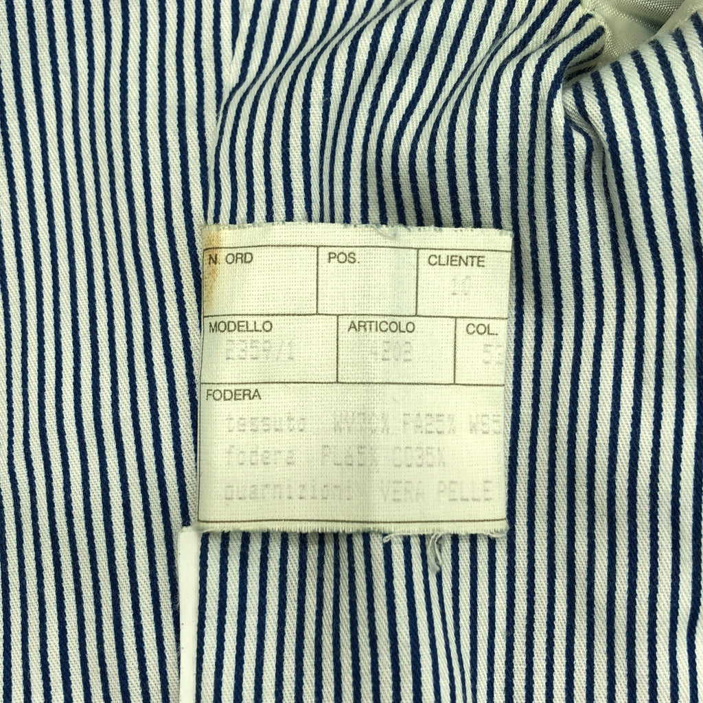 CINQUANTA / チンクワンタ | レザー切替 ブルゾン ショート ジャケット | 38 | レディース