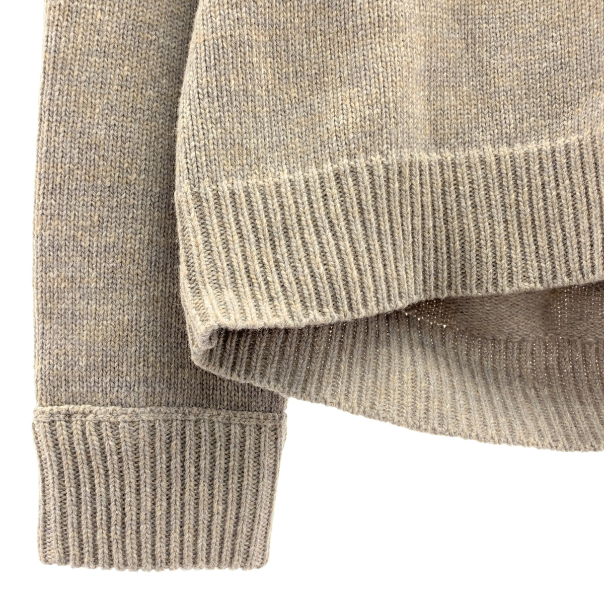 MM6 Maison Margiela | 2022 秋冬系列 | 羊毛不對稱針織衫 | M 碼 | 灰色 | 女款