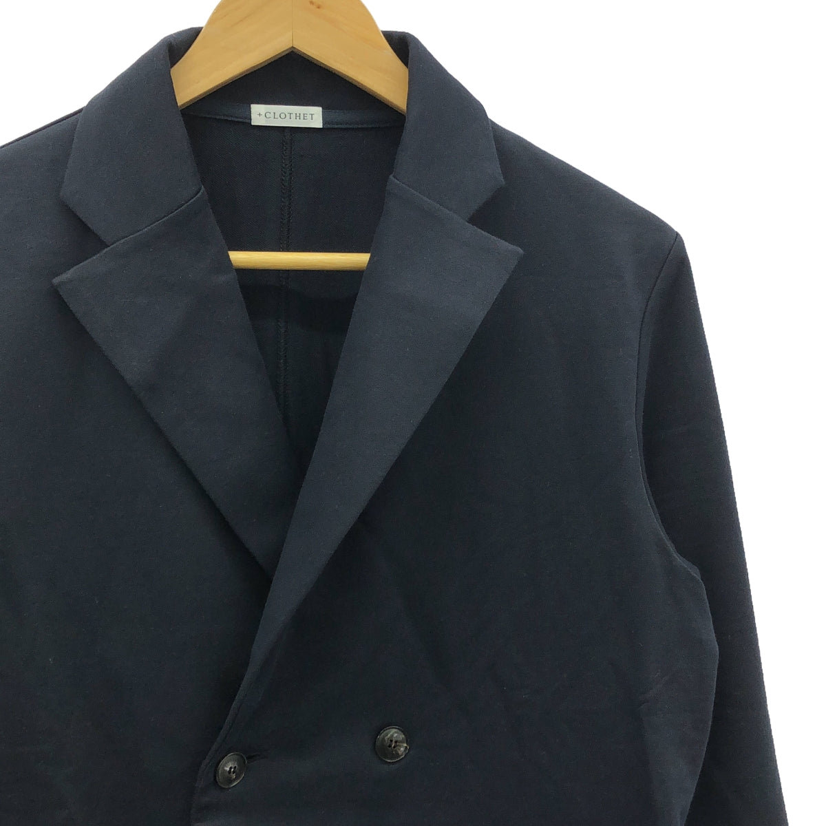 +CLOTHET / クロスクローゼット | Smooth Terry Cardigan Double Jacket / スビンプラチナム スムーステリー ダブルブレスト ジャケット | 3 | メンズ