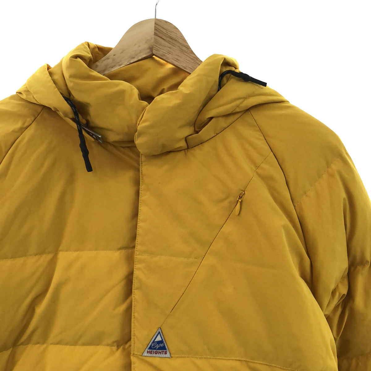 【美品】  Cape Heights / ケープハイツ | LYNDON JACKET / ダウンジャケット / フード着脱可 | S | イエロー | レディース