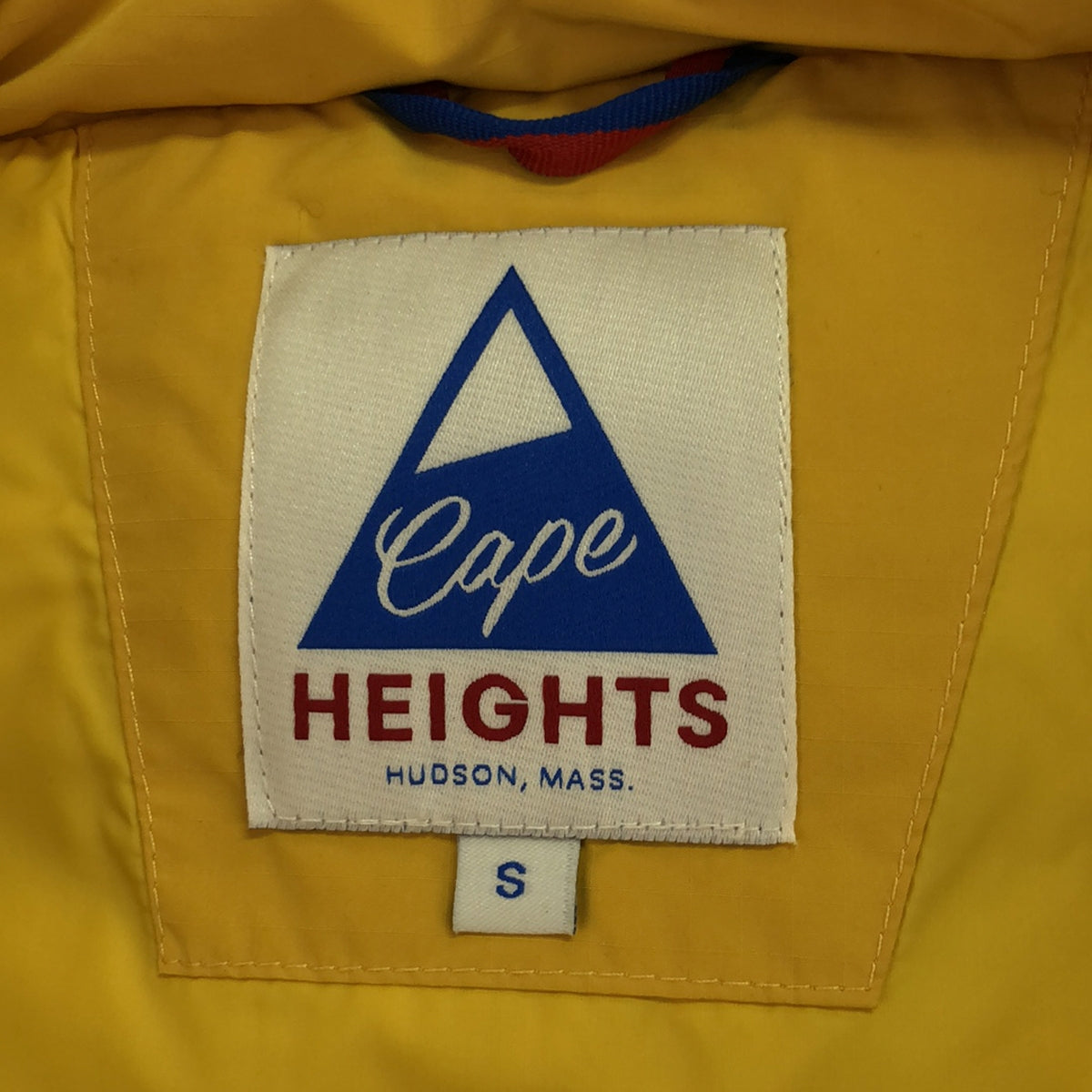 【美品】  Cape Heights / ケープハイツ | LYNDON JACKET / ダウンジャケット / フード着脱可 | S | イエロー | レディース