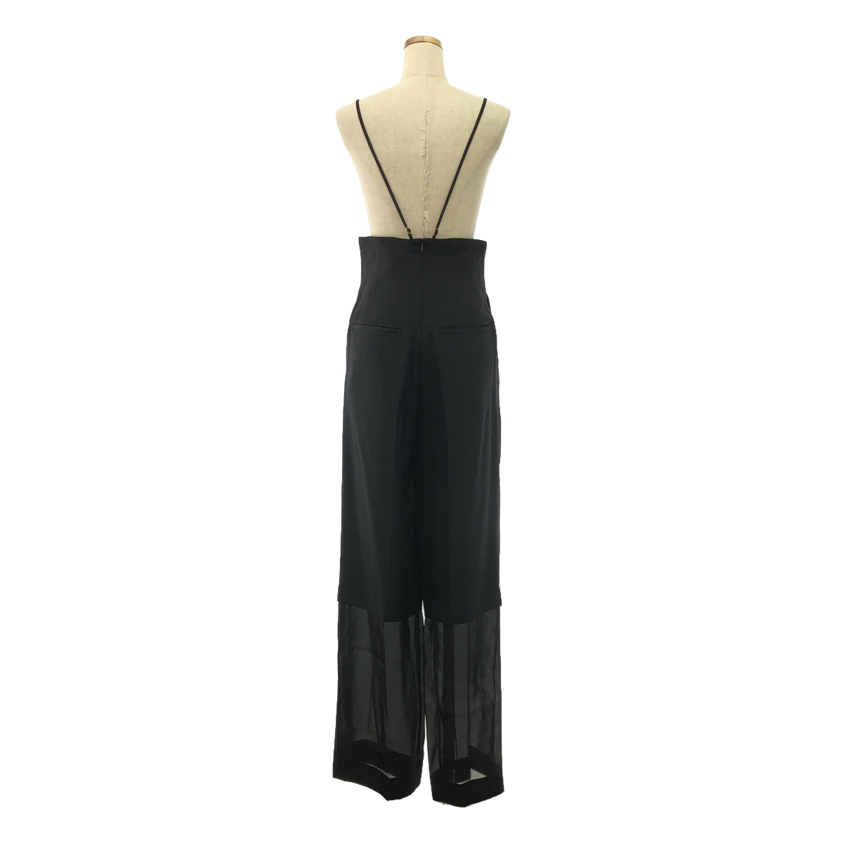 [New] FETICO | COMBINED ORGANZA 2WAY BRA JUMPSUITS | 2 | Black | Women's