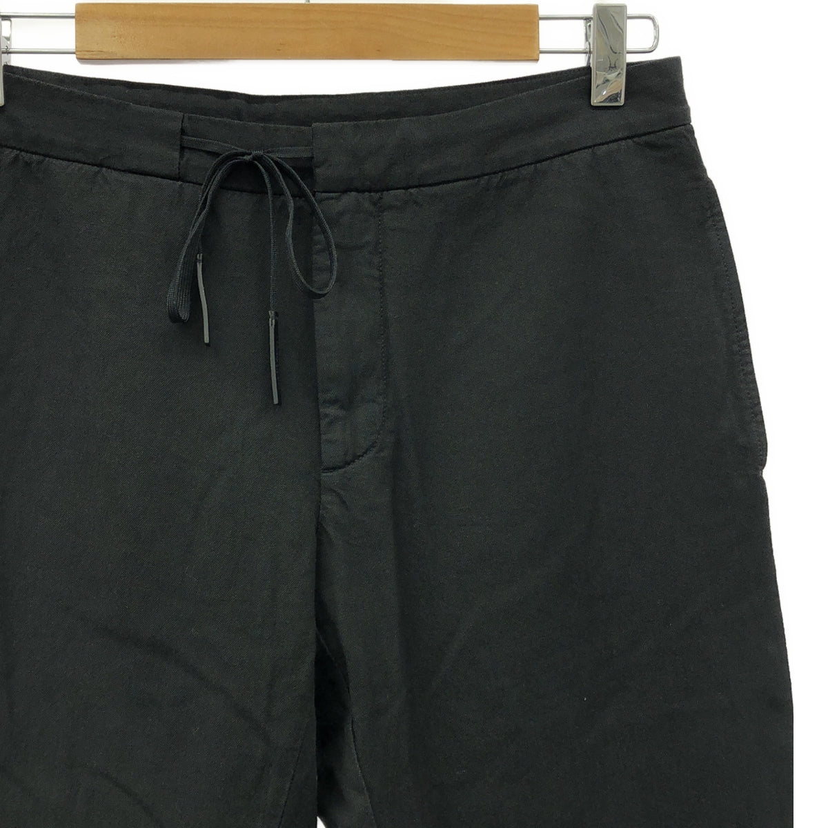 Maison Margiela / 메종 마르젤라 | DRAWSTRING PANTS / 드로우 스트링 슬랙스 팬츠 | 46 | 블랙 | 남성