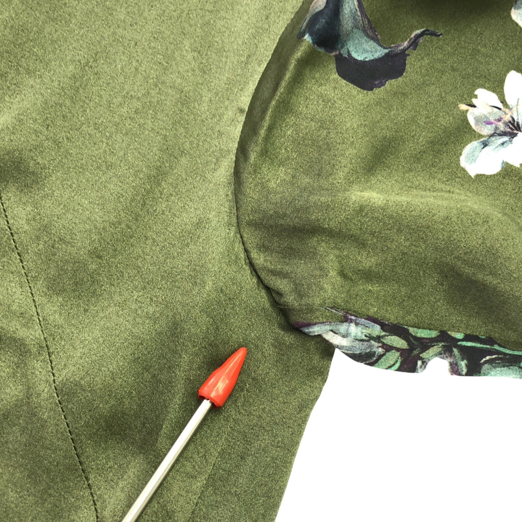DRIES VAN NOTEN | 2023AW | 花卉印花套頭洋裝 | 36 | 卡其色/海軍藍 | 女款