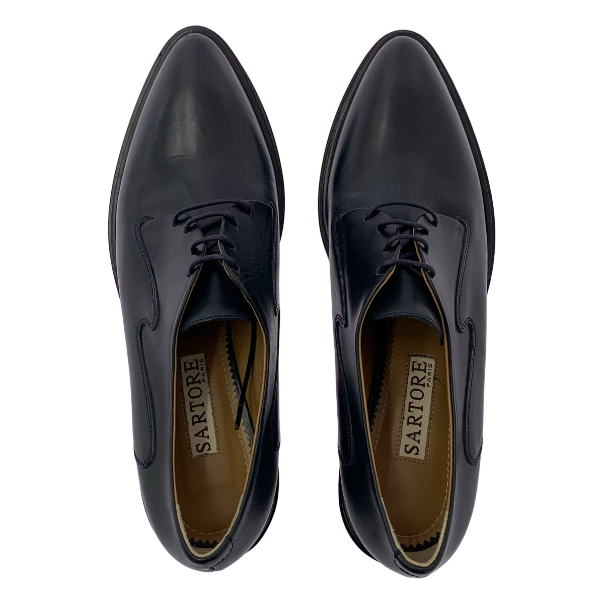 SARTORE | 皮革繫帶短靴 | 尺寸 35 1/2 | 女款