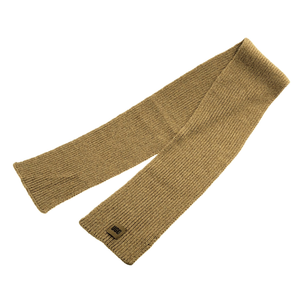 UGG / 아그 | 울 로고 가죽 패치 스톨 머플러 |