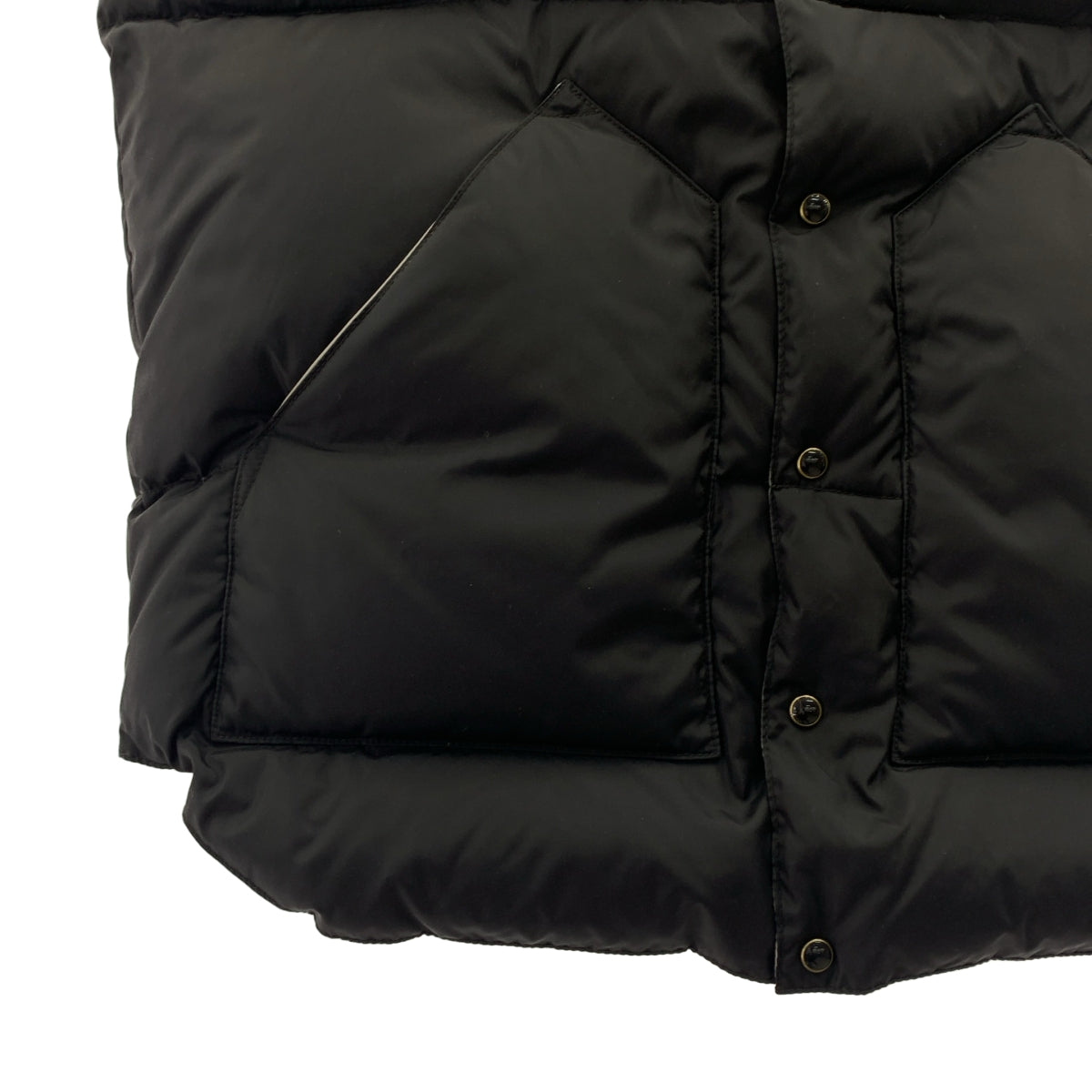 Rocky Mountain Featherbed | CHRISTY VEST 皮革飾邊羽絨背心 | 40碼 | 男士