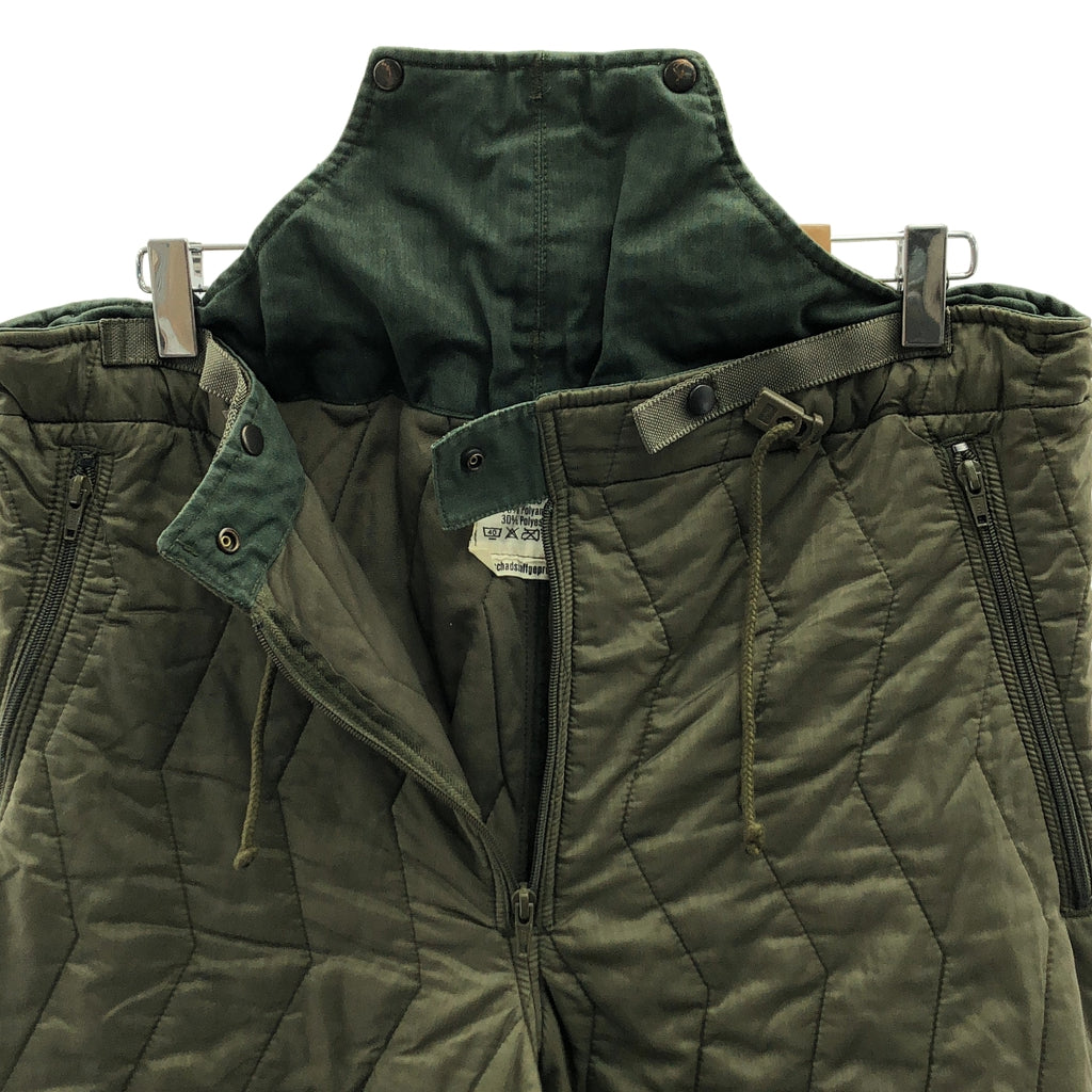 GERMANY ARMY / ドイツ軍 | 1999年製 ヴィンテージ キルティングパンツ | 2 | オリーブ | メンズ