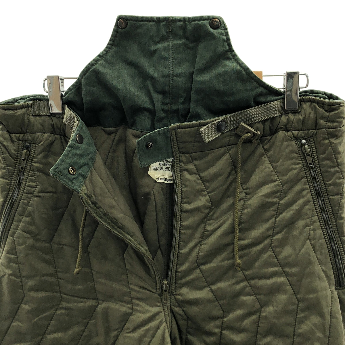 GERMANY ARMY / ドイツ軍 | 1999年製 ヴィンテージ キルティングパンツ | 2 | オリーブ | メンズ