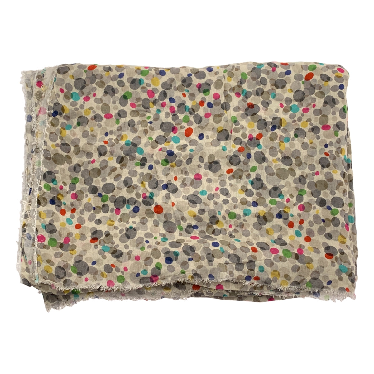 FALIERO SARTI / ファリエロサルティ | 総柄 ドット 大判 ストール