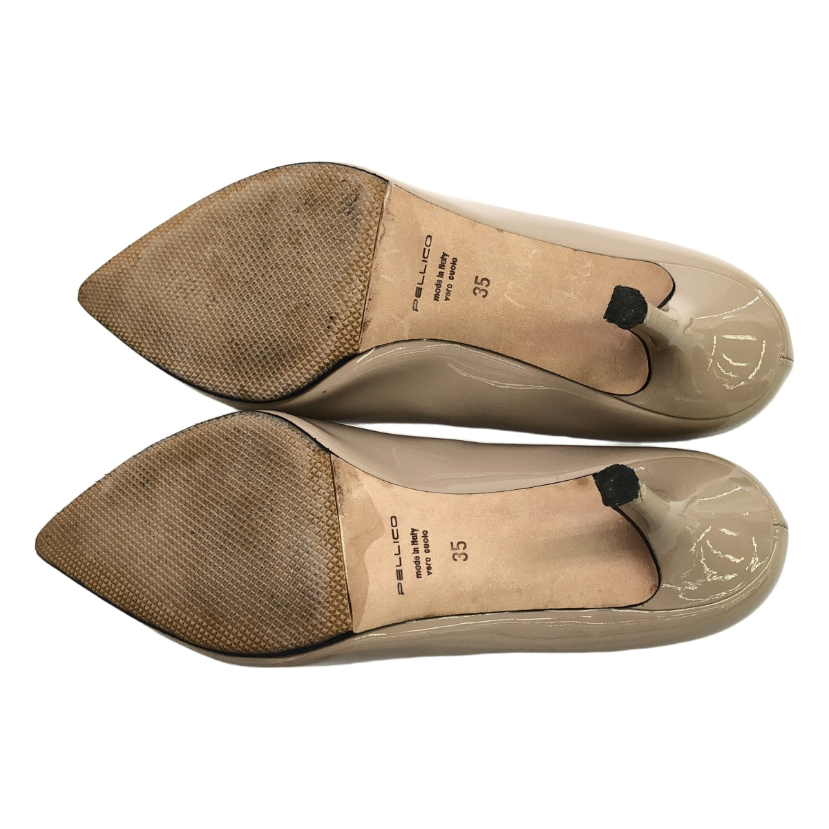 【미품】 PELLICO / 페리코 | ANDREA 80SC 펌프스 | 35 | 베이지 | 여성