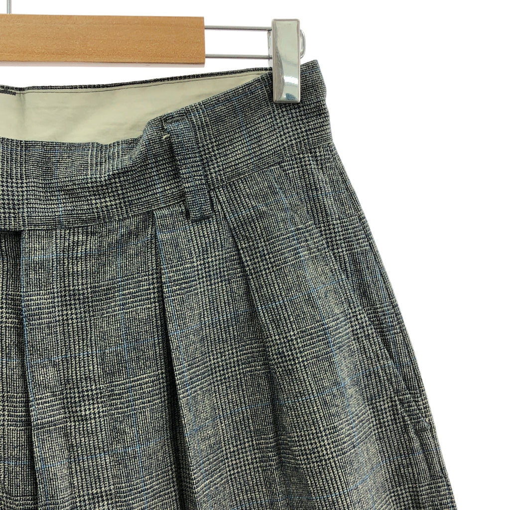 45r / 포티파이브아르 | 코튼 체크 와이드 팬츠 | 2 | 여성