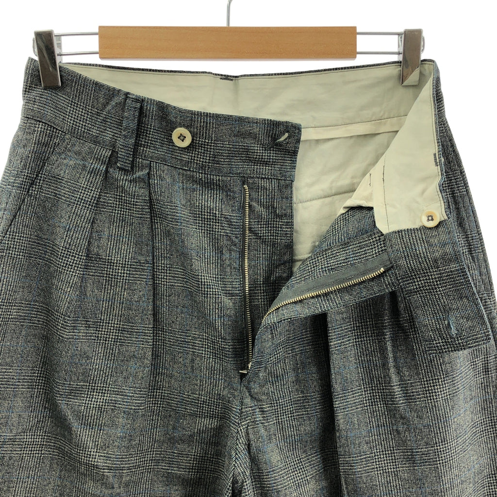 45r / 포티파이브아르 | 코튼 체크 와이드 팬츠 | 2 | 여성