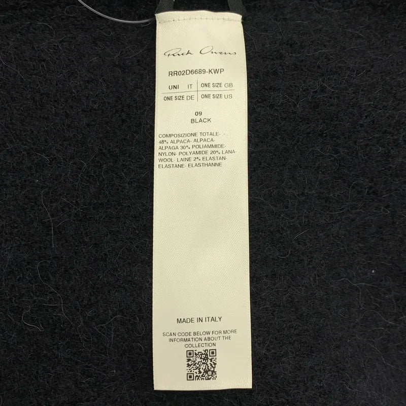 Rick Owens / リックオウエンス | 2024AW | Gimp Oversize Hoodie アルパカ ニット フルジップジャケット | F | メンズ